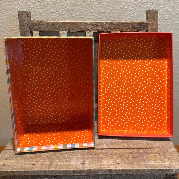 Lemons, Strawberry & Orange Nesting Storage Boxes Set Of 3, Removable Lids - Picture 15 of 15